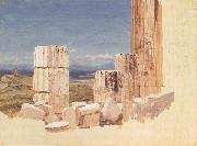Frederic E.Church Broken Colunms,View from the Parthenon,Athens oil painting picture wholesale
